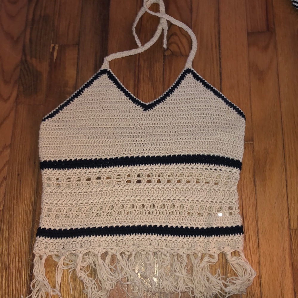 Crochet halter
